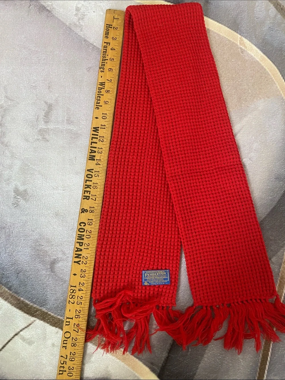 Pendleton 100% virgin wool scarf made in USA